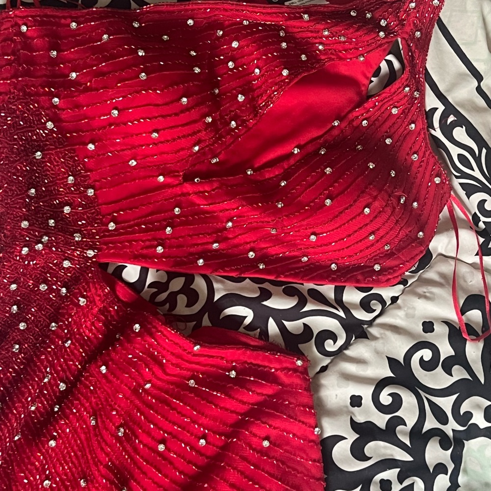 Jovani Red Prom/Pageant Dress with beads